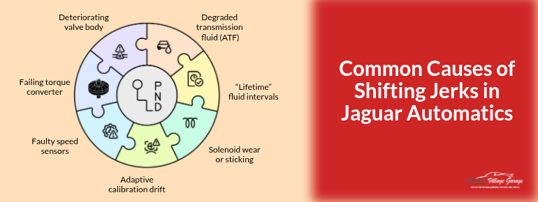 Common Causes of Shifting Jerks in Jaguar Automatics