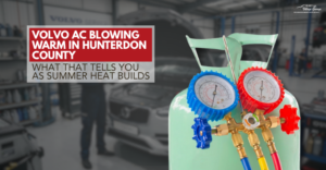 Volvo AC Blowing Warm in Hunterdon County – What That Tells You as Summer Heat Builds