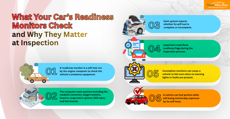 What Your Car’s Readiness Monitors Check and Why They Matter at Inspection